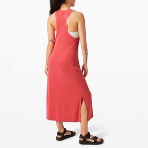 LULULEMON | Ease of it all dress in carnation  | size 6-8